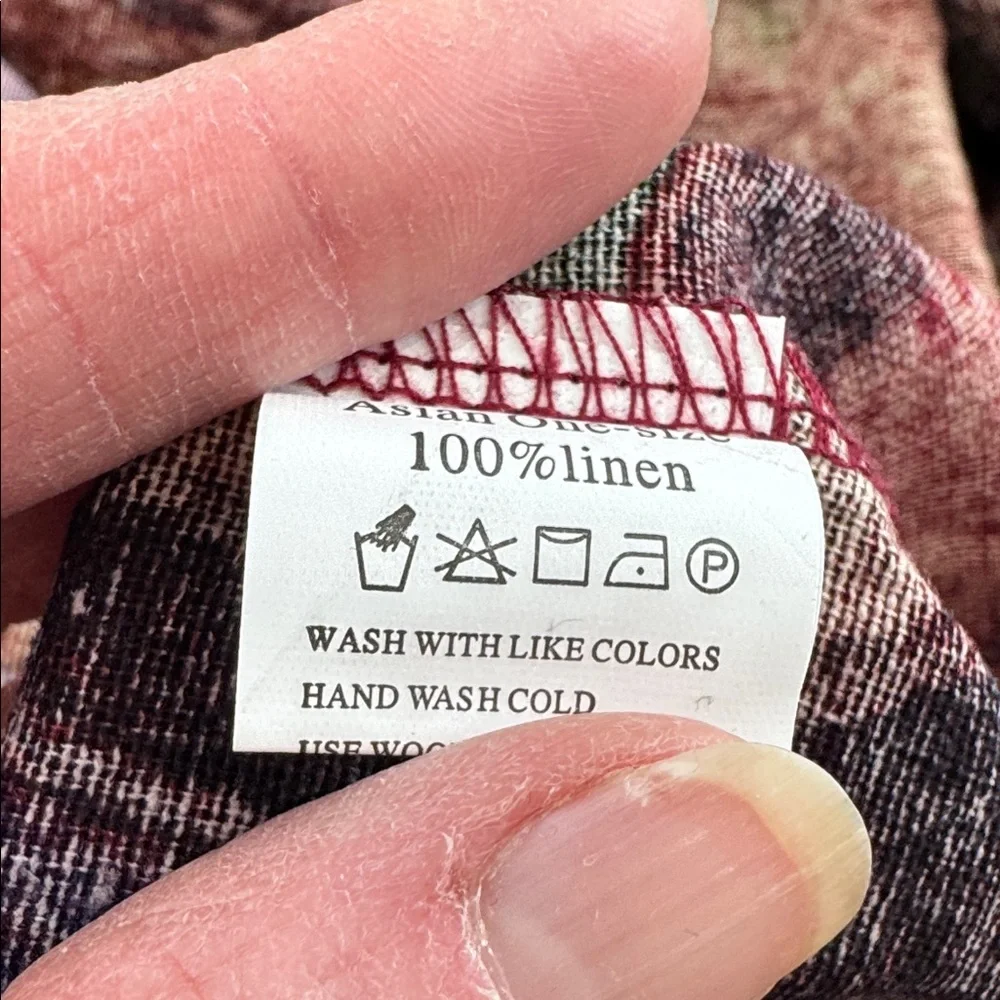 Fabulous 100% Linen Floral Maxi Dress - Picture 9 of 11